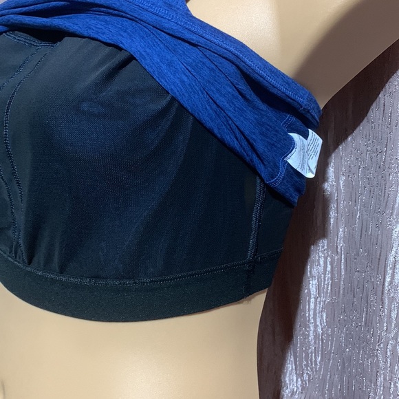 Athlux Sports Tank/Bra Blue XXL 2X  Stretchy Polyester Spandex - Picture 7 of 14